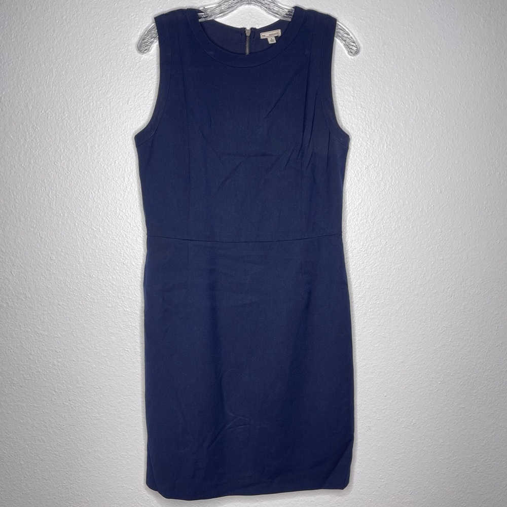 Gap Tank Top Navy Uniform Dress Metal Zipper‎ Size 8